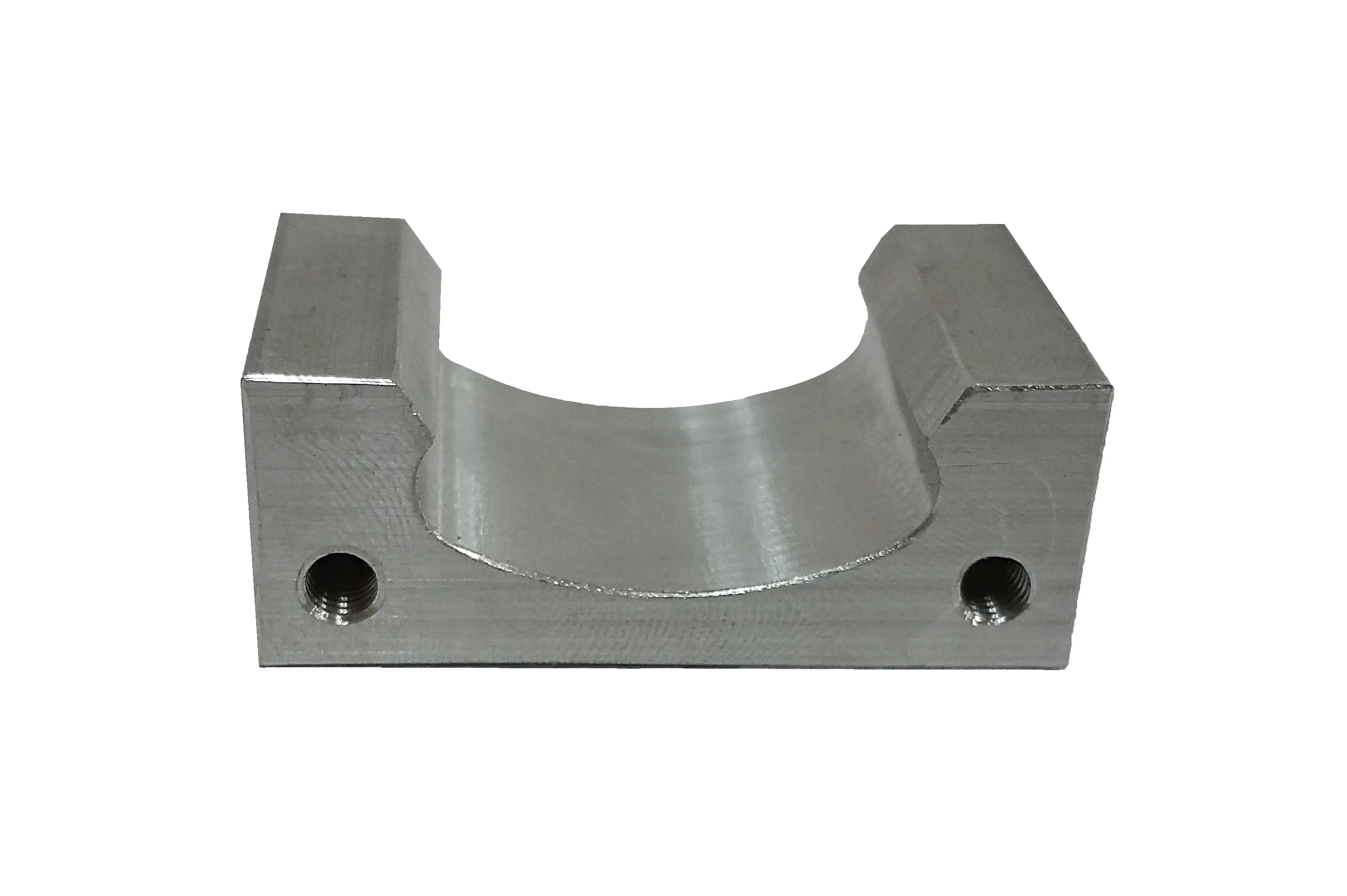 Machining Services _ Machined Part - Aluminum bar machined to 3⁄4 in