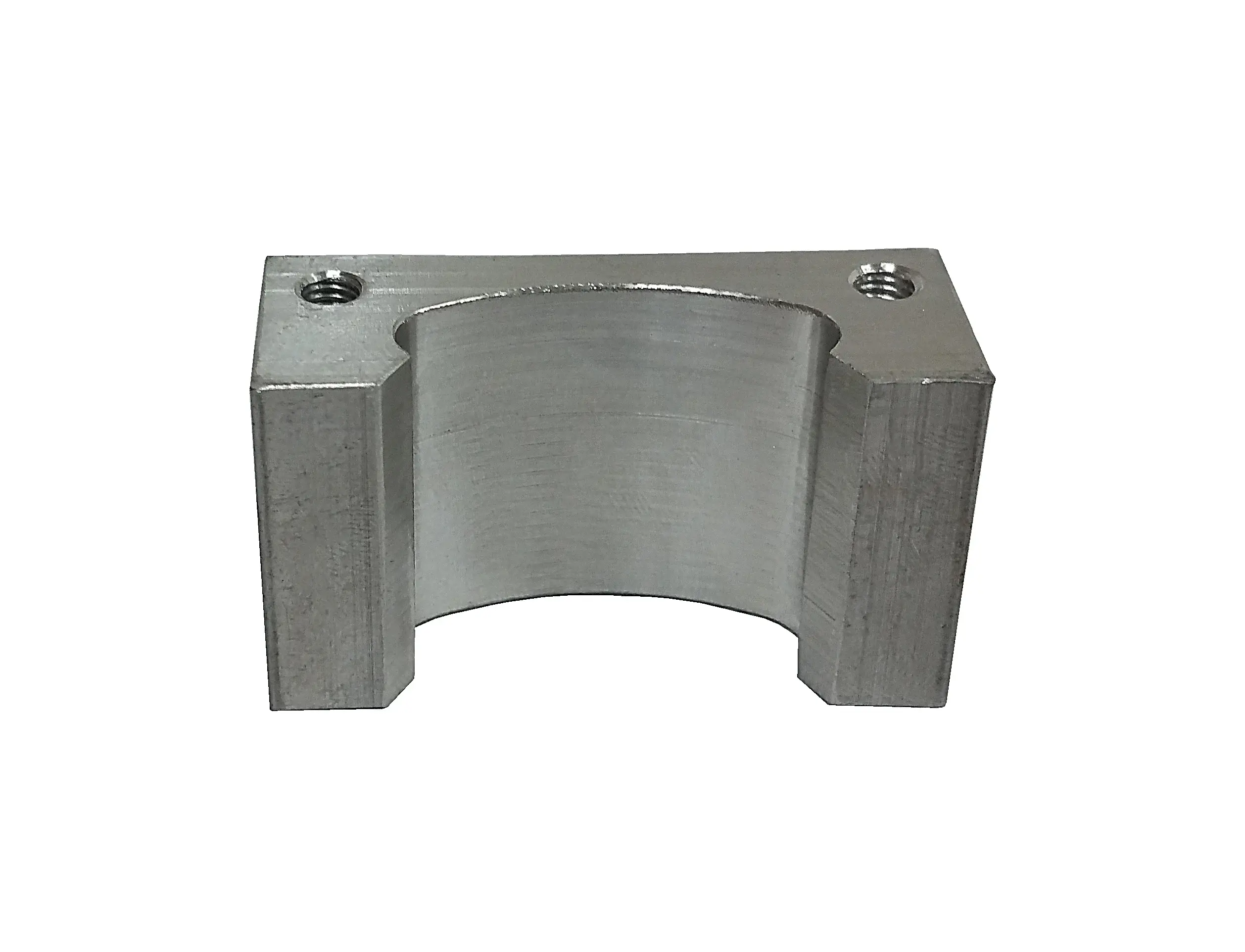 Machining Services _ Machined Part - Aluminum bar machined to 3⁄4 in2